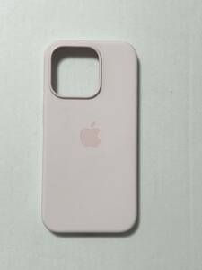 Apple純正iPhone 15 Pro シリコンケース 新品 ライトピンク 箱なし