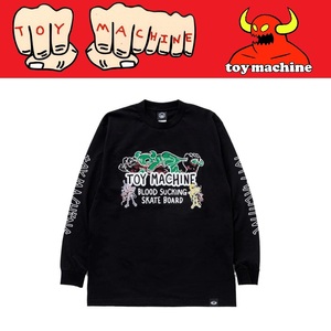 【 TOYMACHINE 】LIVING TOY - DEVIL CAT LONG TEE トイマシーン BLACK