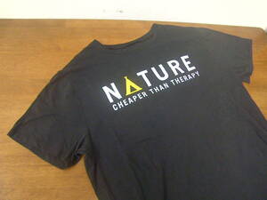 ☆管理NO.717☆サイズXL 古着 OID NAVY NATURE CHEAPER THAN THE PAPY ヴィンテージ Tシャツ ブラック色系☆