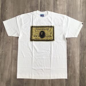 ★新品★ ゴールドカード Tシャツ Lサイズ a bathing ape BAPE エイプ ベイプ NFS nigo ゴールドカード gold card member limited NIGO f9