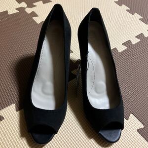 MOUSSY レディース　黒パンプス　ヌバック素材　タグ付き未使用品　Mサイズ