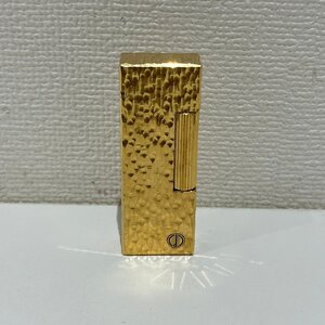 【AMT6070】 dunhill ダンヒル ローラー ガスライター ゴールドカラー喫煙具 喫煙グッズ コレクション 火花確認不可 ジャンク品