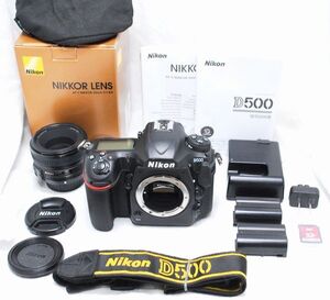 【良品・豪華セット】Nikon ニコン D500 AF-S NIKKOR 50mm f/1.8 G