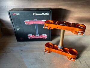 ★未使用品★XTRIG トリプルクランプキット　ROCS TECH SX/SX-F/XC/XC-F 125～450(03-22) オフセット＝22　型番40505005 KTM【027】