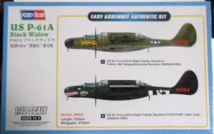 HOBBYBOSS/1/72/アメリカ陸軍航空隊P-61Aブラックウィドウ双発夜間戦闘機/未組立品