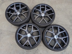 中古 WALD ILLIMA I11C 20インチ タイヤセット 5/120 BMW ３シリーズ ４シリーズ ヴァルド イリマ