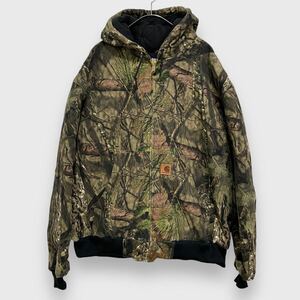 送料無料☆美品☆Carhartt☆リアルツリー☆アクティブジャケット☆UFCW☆J221☆