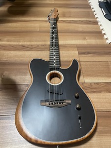 【ジャンク】Fender USA American Acoustasonic TELECASTER Black 2021年製