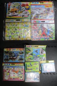 ◆子供用パズル 大量セット◆ポケモン トミカ とっとこハム太郎 機関車トーマス ポケットモンスター ジグソーパズルまとめ♪2F-30621カナ