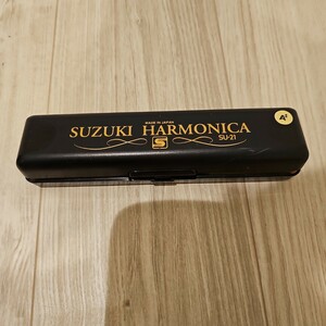 SUZUKI ハーモニカ A#　HARMONICA　SU-21 MADE IN JAPAN 日本製