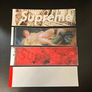 1円スタート売り切り supreme box logo sticker 4枚セット Ralph STEAD scratch スクラッチ