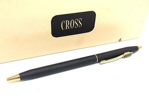 ■新品同様■ CROSS クロス ツイスト式 ボールペン 文房具 筆記用具 ステーショナリー ブラック系×ゴールド系 DF2733