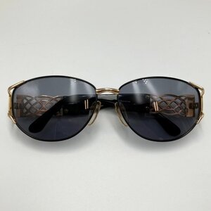 ◆YSL Yves Saint Laurent イヴ・サンローラン サングラス 31-6703 ブラック ゴールド メガネ カラーレンズ AR ha KBC1