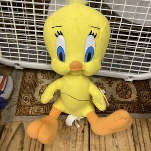 ヴィンテージ★ルーニートゥーンズ　ＴＷＥＥＴＹ　ぬいぐるみ★トウィーティ、レトロ、当時物、1999