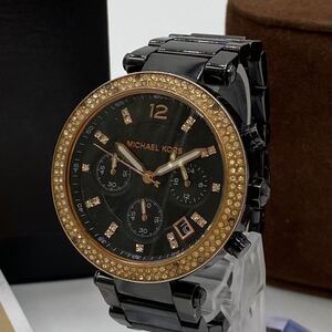 ☆【売り切り】MICHAEL KORS/マイケルコース レディース腕時計 クロノグラフ クォーツ QZ