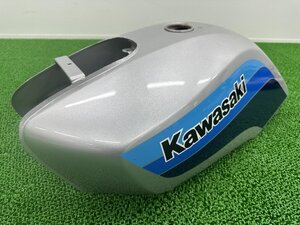 GPZ400F タンク 銀 カワサキ 純正 中古 ZX400A3 ノーマルガソリンタンク フューエルタンク オリジナルペイント 修復素材に コケキズ無し