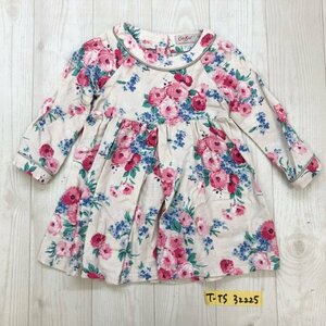 Cath Kidston キャスキッドソン キッズ 花柄 ワンピース 6-12mth ベージュピンク