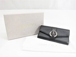 JIMMY CHOO ジミーチュウ ブMARTINA-C Soft Grainy Calf Leather Wallet 長財布 ∠UP3611