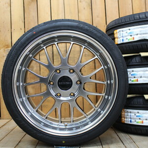 200系 ハイエース ノーマルフェンダー用 19インチ ファブレス BARONE LM-9 2ピース 8J+38 225/40R19 新品 タイヤホイール 4本SET