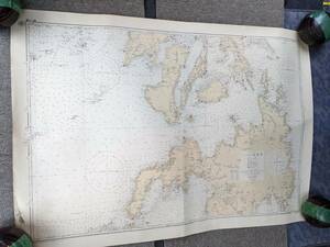 珍品　海図　海上保安庁　海軍　フィリピン諸島　スールー海東部　第678号　昭和12年発行　資料　安全保障　地図　レア