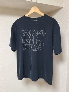 Resonate Goodenough Logo tee Black L Used リゾネイトグッドイナフ Tシャツ 半袖 裏原 90年代 藤原ヒロシ GDEH GE 