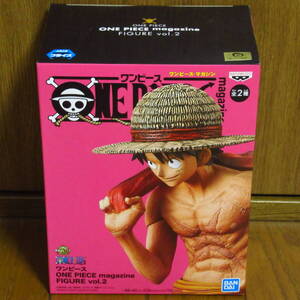 ワンピース【ONE PIECE magazine FIGURE vol.2(カラー)】モンキー・D・ルフィ フィギュア バンプレスト