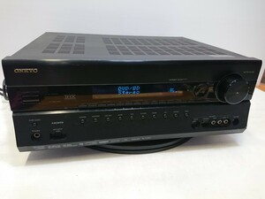 管理1337 ONKYO オンキョー AVアンプ TX-SA707 7.1ch DOLBY AV Amplifier オーディオ 音響 機材 通電確認済み ジャンク