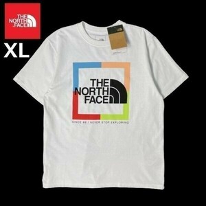 1円～!売切!【正規新品】THE NORTH FACE S/S COORD TEE 半袖 Tシャツ US限定 ボックスロゴ 1966 最新 上質 男女兼用 登山(XL)白 180902-18