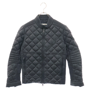 MONCLER モンクレール 15AW GIRAUDO GIUBBOTTO A20914138905 ラムスキン キルティング ジップアップ ジャケット ブラック