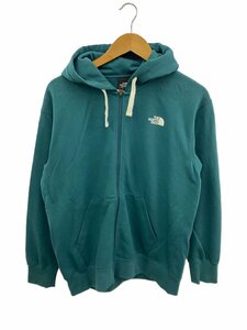 THE NORTH FACE◆Rearview FullZip Hoodie/ジップパーカー/M/コットン/GRN/無地/NT62334X//