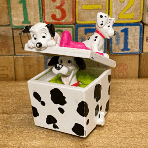 マクドナルド ハッピーミール 101匹わんちゃん McDonald’s Happy meal toy Happy Birthday 101 Dalmatians ハッピーセット ディズニー