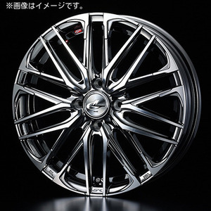 個人宅発送可能 ウエッズ Weds 17X6.5J +42 4H PCD100 BMCMC ホイール 1本 LEONIS SK レオニス・エスケイ (38306)