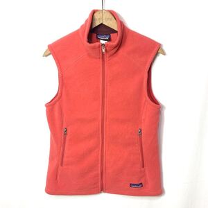 ■ 女性用 2011年製 Patagonia パタゴニア SYNCHILLA シンチラ フリース ベスト ピンク サイズM 古着 アウトドア インナーフリース ■