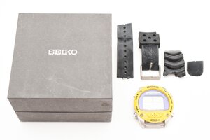 箱付き　セイコー ダイビング ウォッチ スキューバ M705-5A0A ラウンド イエロー クォーツ メンズ 腕時計 SEIKO