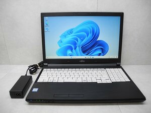 ☆1円スタート☆第8世代☆富士通☆LIFEBOOK☆A748/TX☆Core i3 2.20GHz/4GB/500GB/Sマルチ/無線/Bluetooth/Office/Windows 11 Pro☆