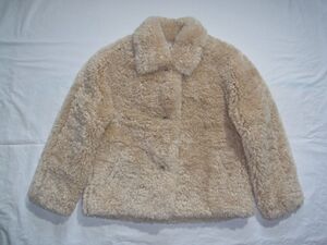 ★美品★ rag & bone ラグアンドボーン Hesper Faux Fur Coat ファーコート sizeXS ベージュ ★古着 定価77,000円 ボア フリース プードル