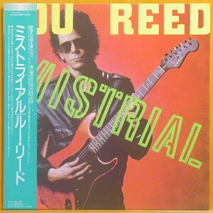 ◆帯付ほぼ美品!ダブル洗浄済!★Lou Reed(ルー リード)『Mistrial』 JPNオリジLP #61915