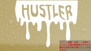 ハスラー給油口ドロドロ　カッティングステッカー　ステッカー　hustler