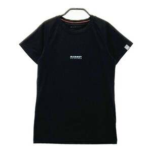 MAMMUT マムート 半袖Tシャツ ロゴプリント ブラック系 EU/XS [240101196401] レディース