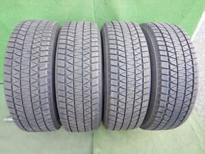 ★BS BLIZZAK DM-V3 スタッドレス★225/65R17 102Q 残り溝:8部山以上(2本の新品のイボも残っている) 2021年製 4本 MADE IN JAPAN