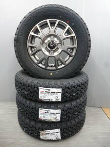 ヨコハマジオランダーKT●145/80R12ゴツゴツタイヤセット★145R12★キャリーエブリーハイゼットサンバーピクシスクリッパースクラムNバン