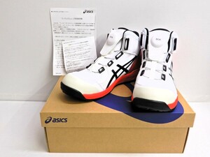 102Z815★【未使用品】asics/アシックス 安全靴 WINJOB CP304 BOA 1271A030-100 ホワイト/ブラック プロスニーカー 【26.0cm】 ②