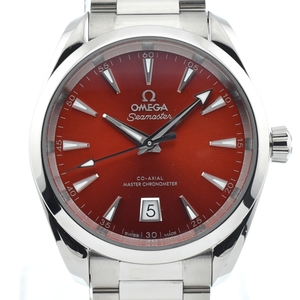 オメガ OMEGA 220.10.38.20.13.003 シーマスター アクアテラ シェード 38mm デイト CO-AXIAL 自動巻き メンズ 美品 保証書付き D#135948