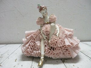 2.　Irish Dresden　アイリッシュドレスデン　レースドール　フィギュリン　prima ballerina 【星見】