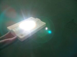 ☆彡直視厳禁！１個￥300-!!【ハイパワー】広角レンズタイプ!!ＬＥＤモジュール!!・ＤＣ12ｖ!!数量限定!!残り少なくなりました。