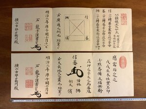 LL-7033 ■送料込■ 明治3年 観相学 占い 診断書 石竜子 相繁 花押 在銘 人相学 吉凶 肉筆 和書 古書 古文書 /くJYら