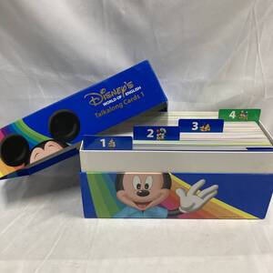 SK31A　▲　Disney　ディズニー　ワールドオブイングリッシュ　Talkalong　Cards1　ミッキーマウス　知育