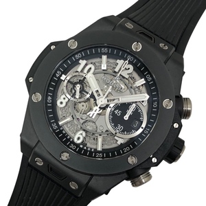 ウブロ HUBLOT ビッグバン ウニコ ブラックマジック 421.CI.1170.RX ブラック セラミック 腕時計 メンズ 中古