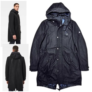 定価62,700円 G-STAR RAW ジースターロウ Clean Parka モッズコート D18144-B965-6484