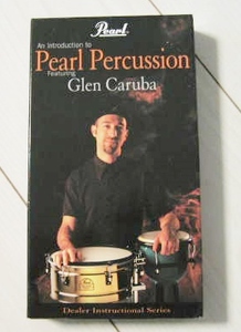 VHS ビデオテープ/ドラム Pearl hand percussion instruments featuring glen caruba/2002年製 38分